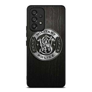 SMITH AND WESSON MILITARY POLICE METAL LOGO Samsung Galaxy A53 Case