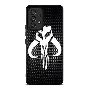 STAR WARS MANDALORIAN LOGO CARBON Samsung Galaxy A53 Case STAR WARS MANDALORIAN LOGO CARBON Samsung Galaxy A53 Case