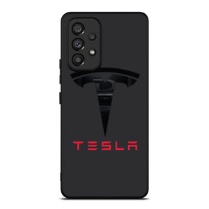 TESLA MOTORS BLACK ICON Samsung Galaxy A53 Case TESLA MOTORS BLACK ICON Samsung Galaxy A53 Case