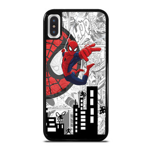 MARVEL SPIDERMAN COMIC CARTOON iPhone X / XS Case