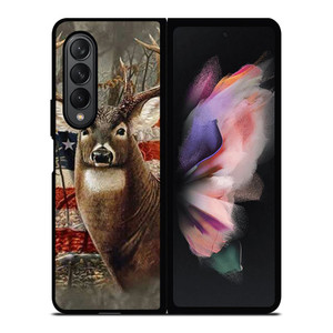 AMERICAN FLAG DEER BUCK CAMO Samsung Galaxy Z Fold 3 Case Cover AMERICAN FLAG DEER BUCK CAMO Samsung Galaxy Z Fold 3 Case Cover