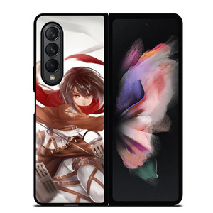 ATTACK ON TITAN MIKASA ACKERMAN ANIME MANGA Samsung Galaxy Z Fold 3 Case Cover