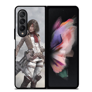 ATTACK ON TITAN MIKASA ACKERMAN SNOW Samsung Galaxy Z Fold 3 Case Cover