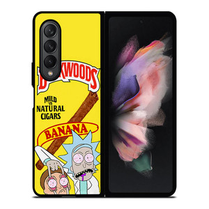 BACKWOODS RICK AND MORTY YELLOW Samsung Galaxy Z Fold 3 Case Cover BACKWOODS RICK AND MORTY YELLOW Samsung Galaxy Z Fold 3 Case Cover