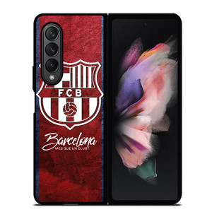 BARCELONA FC MES QUE UN CLUB FOOTBALL Samsung Galaxy Z Fold 3 Case Cover