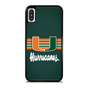 MIAMI HURRICANES LOGO iPhone X / XS Case