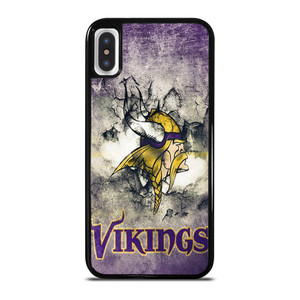 MINNESOTA VIKINGS GRUNGE LOGO iPhone X / XS Case MINNESOTA VIKINGS GRUNGE LOGO iPhone X / XS Case