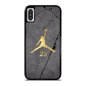NIKE AIR JORDAN LOGO GOLD iPhone X / XS Case NIKE AIR JORDAN LOGO GOLD iPhone X / XS Case
