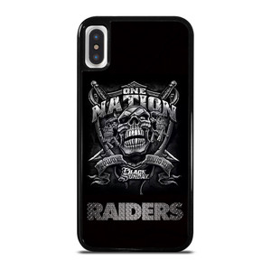 OAKLAND RAIDERS BLACK ONE NATION iPhone X / XS Case