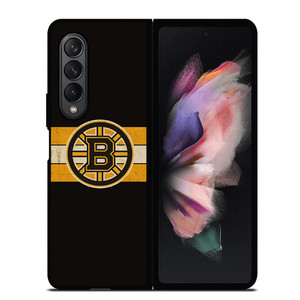 BOSTON BRUINS HOECKY TEAM EMBLEM Samsung Galaxy Z Fold 3 Case Cover