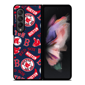 BOSTON RED SOX BASEBALL TEAM LOGO Samsung Galaxy Z Fold 3 Case Cover