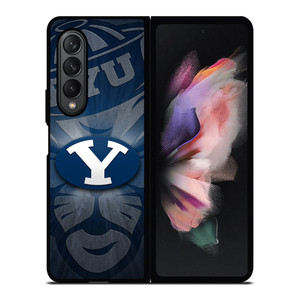 BYU COUGARS BRIGHAM YOUNG UNIVERSITY LOGO Samsung Galaxy Z Fold 3 Case Cover
