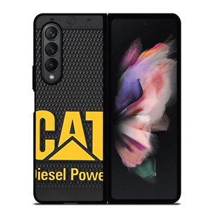 CATERPILLAR DIESEL POWER METALLOGO Samsung Galaxy Z Fold 3 Case Cover