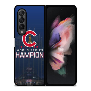 CHICAGO CUBS CHAMPIONS 2016 Samsung Galaxy Z Fold 3 Case Cover