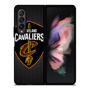 CLEVELAND CAVALIERS BASEBALL CARBON LOGO Samsung Galaxy Z Fold 3 Case Cover