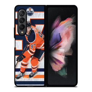 CONNOR MCDAVID EDMONTON OILER HOCKEY Samsung Galaxy Z Fold 3 Case Cover