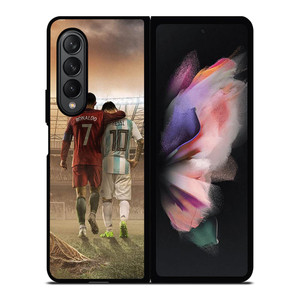 CRISTIANO RONALDO AND LIONEL MESSI Samsung Galaxy Z Fold 3 Case Cover
