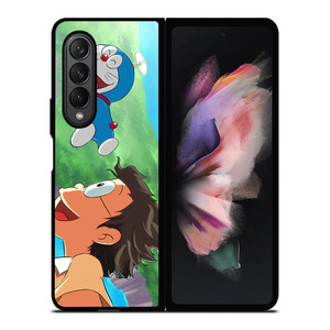 DORAEMON AND NOBITA FLY Samsung Galaxy Z Fold 3 Case Cover