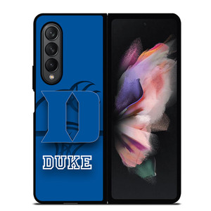 DUKE BLUE DEVILS LOGO UNIVERSITY BASKETBALL 2 Samsung Galaxy Z Fold 3 Case Cover