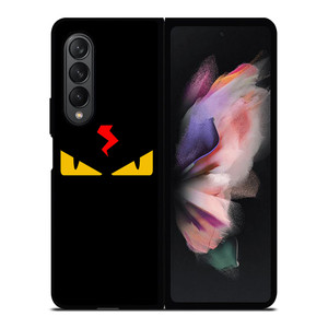 FENDI ROMA EYES YELLOW Samsung Galaxy Z Fold 3 Case Cover