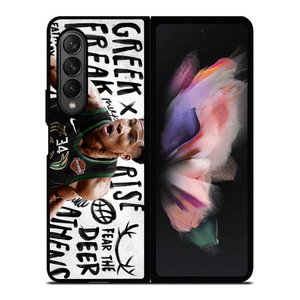 GIANNIS ANTETOKOUNMPO MILWAUKEE BUCKS WALLPAPER Samsung Galaxy Z Fold 3 Case Cover