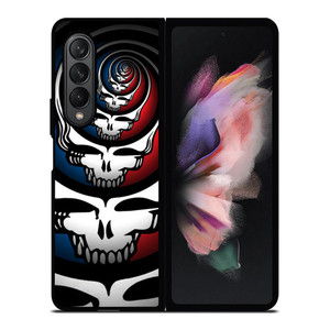 GRATEFUL DEAD SKULL ROUNDED Samsung Galaxy Z Fold 3 Case Cover