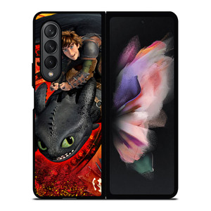 HICCUP AND TOOTHLESS HOW TO TRAIN DRAGON Samsung Galaxy Z Fold 3 Case Cover HICCUP AND TOOTHLESS HOW TO TRAIN DRAGON Samsung Galaxy Z Fold 3 Case Cover