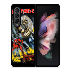 IRON MAIDEN THE NUMBER OF THE BEAST Samsung Galaxy Z Fold 3 Case Cover
