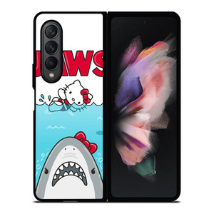 JAWS SHARK HELLO KITTY Samsung Galaxy Z Fold 3 Case Cover