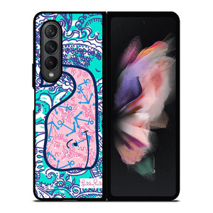 LILLY PULITZER VINEYARD VINES Samsung Galaxy Z Fold 3 Case Cover LILLY PULITZER VINEYARD VINES Samsung Galaxy Z Fold 3 Case Cover