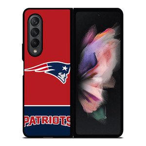 NEW ENGLAND PATRIOTS STRIPS FOOTBALL LOGO Samsung Galaxy Z Fold 3 Case Cover