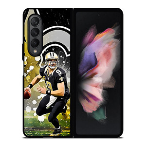 NEW ORLEANS SAINTS DREW NINE Samsung Galaxy Z Fold 3 Case Cover