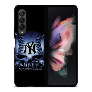 NY NEW YORK YANKEES SKULL Samsung Galaxy Z Fold 3 Case Cover