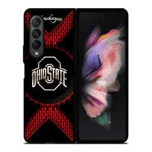 OHIO STATE BUCKEYES FOOTBALL TEAM LOGO Samsung Galaxy Z Fold 3 Case Cover