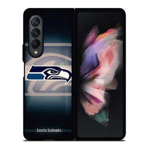 SEATTLE SEAHAWKS FOOTBALL BLUE Samsung Galaxy Z Fold 3 Case Cover