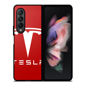 TESLA MOTORS RED LOGO Samsung Galaxy Z Fold 3 Case Cover TESLA MOTORS RED LOGO Samsung Galaxy Z Fold 3 Case Cover