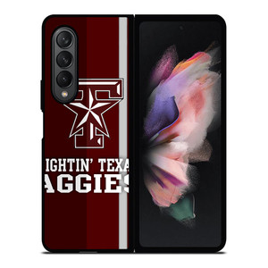 TEXAS A&M FIGHTIN' AGGIES Samsung Galaxy Z Fold 3 Case Cover TEXAS A&M FIGHTIN' AGGIES Samsung Galaxy Z Fold 3 Case Cover