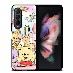 WINNIE THE POOH AND FRIENDS UMBRELA Samsung Galaxy Z Fold 3 Case Cover