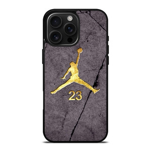 AIR JORDAN 23 GOLD WALL iPhone 16 Pro Max Case