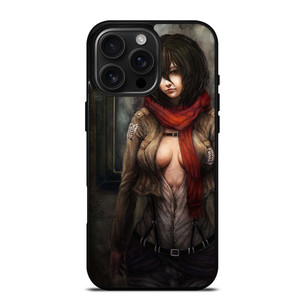 ATTACK ON TITAN MIKASA ACKERMAN DARK iPhone 16 Pro Max Case