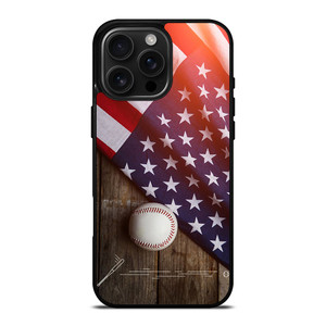 BASEBALL BALL AND FLAG iPhone 16 Pro Max Case BASEBALL BALL AND FLAG iPhone 16 Pro Max Case