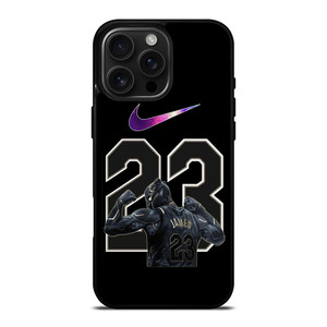 BLACK PANTHER LEBRON JAMES 23 iPhone 16 Pro Max Case