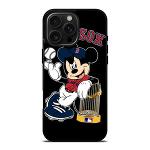 BOSTON RED SOX MICKEY MOUSE iPhone 16 Pro Max Case