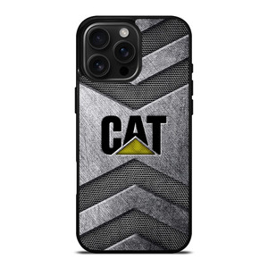 CATERPILLAR TRACTOR CAT METAL LOGO iPhone 16 Pro Max Case CATERPILLAR TRACTOR CAT METAL LOGO iPhone 16 Pro Max Case