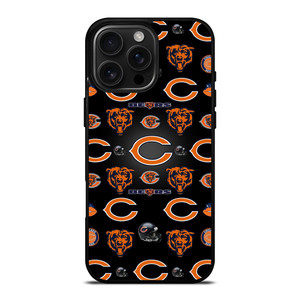 CHICAGO BEARS LOGO COLLAGE iPhone 16 Pro Max Case CHICAGO BEARS LOGO COLLAGE iPhone 16 Pro Max Case