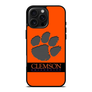 CLEMSON TIGERS ORANGE iPhone 16 Pro Max Case CLEMSON TIGERS ORANGE iPhone 16 Pro Max Case