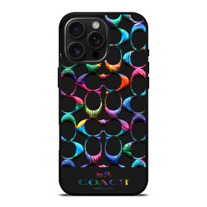 COACH NEW YORK RAINBOW iPhone 16 Pro Max Case