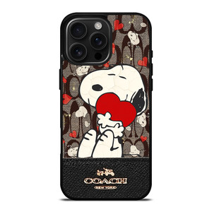 COACH NEW YORK SNOOPY iPhone 16 Pro Max Case