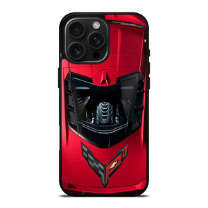 CORVETTE CHEVY RED CAR iPhone 16 Pro Max Case CORVETTE CHEVY RED CAR iPhone 16 Pro Max Case