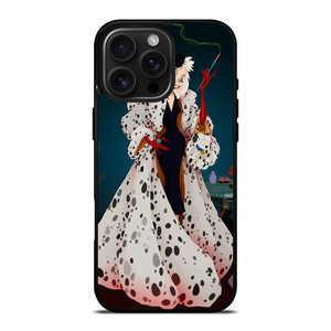 CRUELLA DE VIL 101 DALMATIAN DISNEY iPhone 16 Pro Max Case